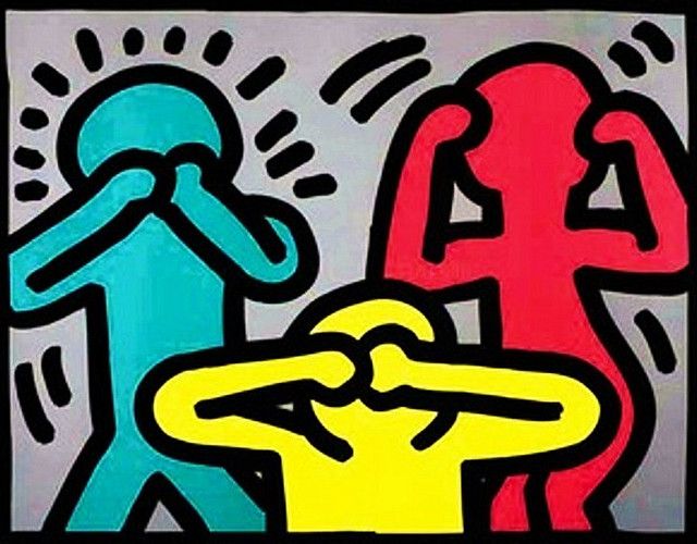 afbeelding van Keith Haring's kunst